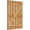 Ekena Millwork Spaced Board-n-Batten Shutters w/Z-Bar, Rough Sawn Western Red Cedar, 34 3/4W x 45H, PR RBS06Z35X045RWR - alternate 3